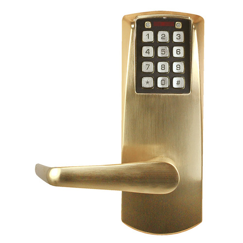 Kaba Access E2031LL-606-41 Pushbutton Lock Satin Brass