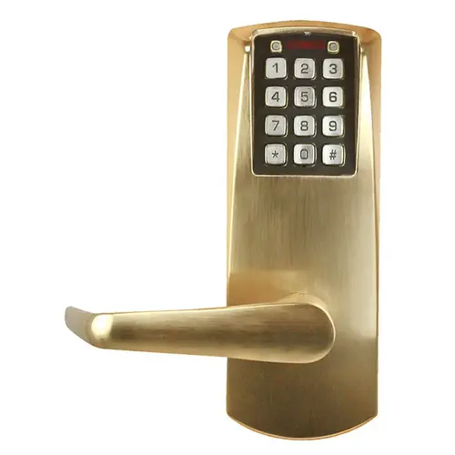 Pushbutton Lock Satin Brass