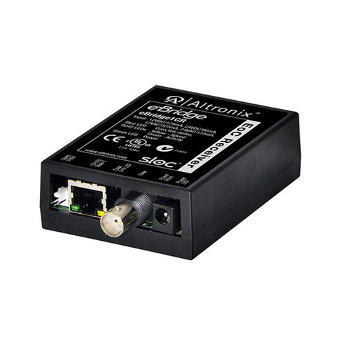 IP over Coax Receiver, Incorporates Security Link over Coax Technology, Distance: up to 100m