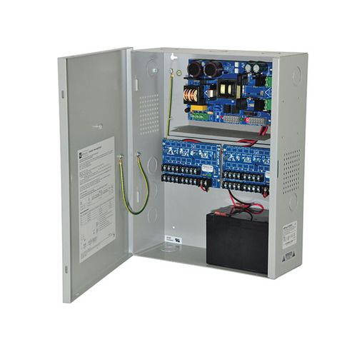 Power Supply/Charger, 120VAC, 60Hz, 3.5A Input, 16 Class 2 Power-Limited PTC Protected Outputs at 12VDC/10A