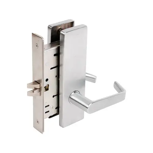 Single Dummy Dane Napa Mortise Lock Satin Stainless Steel Finish