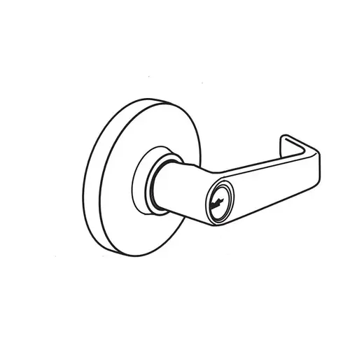 Cylindrical Lock Satin Chrome