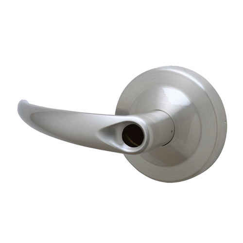 ND Series Vandlgard Entry / Office Less Cylinder Omega with 13-247 Latch 10-025 Strike Satin Nickel Finish