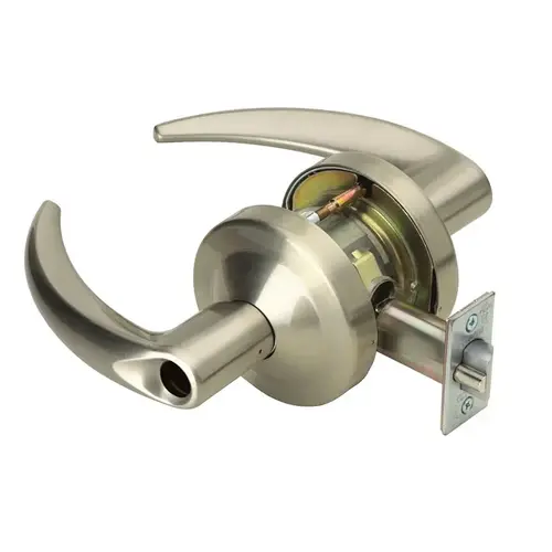 ND Series Entry Less Cylinder Omega with 13-247 Latch 10-025 Strike Satin Chrome Finish