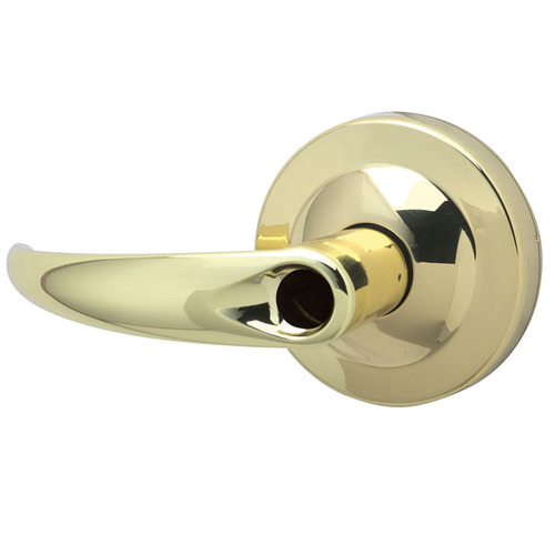 ND Series Vandlgard Entry Less Cylinder Omega with 13-247 Latch 10-025 Strike Bright Brass Finish