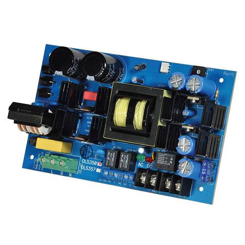 Offline Switching Power Supply Board, 115VAC 60Hz at 5A Input, 24VDC at 12A Output