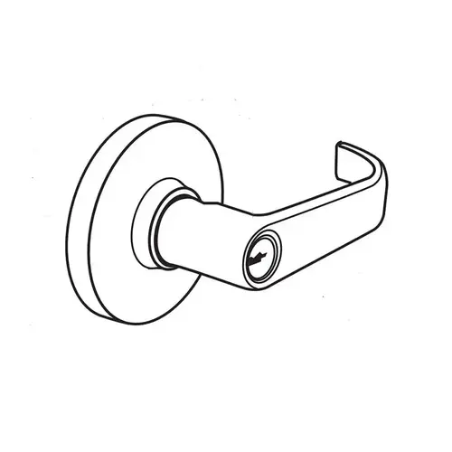 Cylindrical Lock Bright Chrome