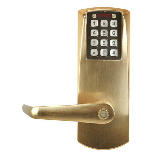 Pushbutton Lock Satin Brass