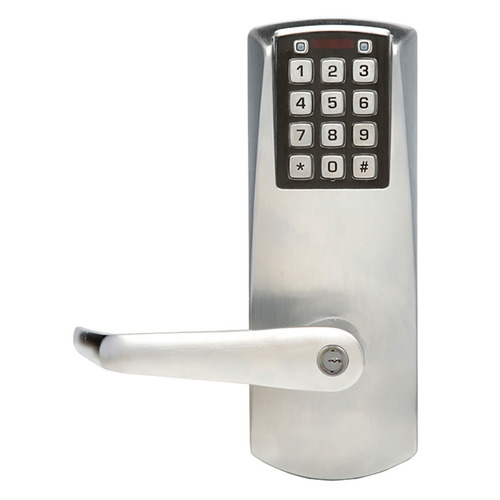 Kaba Access P201UXSLL-626-41 Pushbutton Lock Satin Chrome
