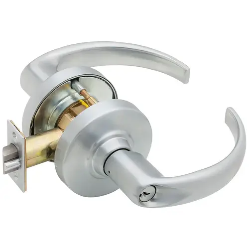 Cylindrical Lock Satin Chrome