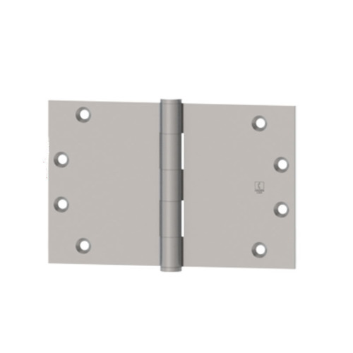 Wide Throw Full Mortise Commercial Hinge, Standard Weight, Plain Bearing, 4" x 5", Bright Brass