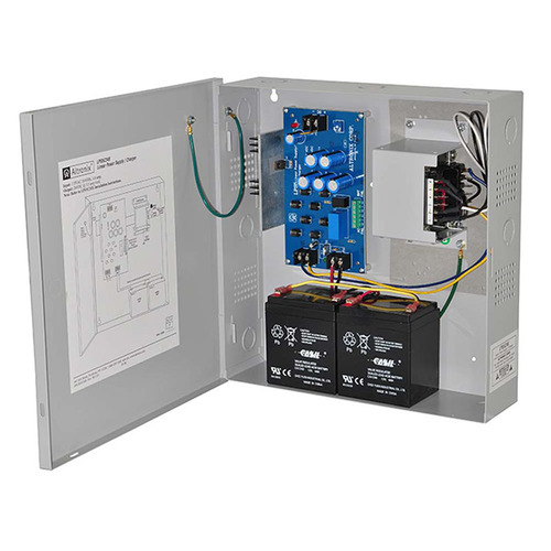 Linear Power Supply/Charger, 115VAC 50/60Hz at 1.6A Input, 24VDC at 3.5A Output, Grey Enclosure