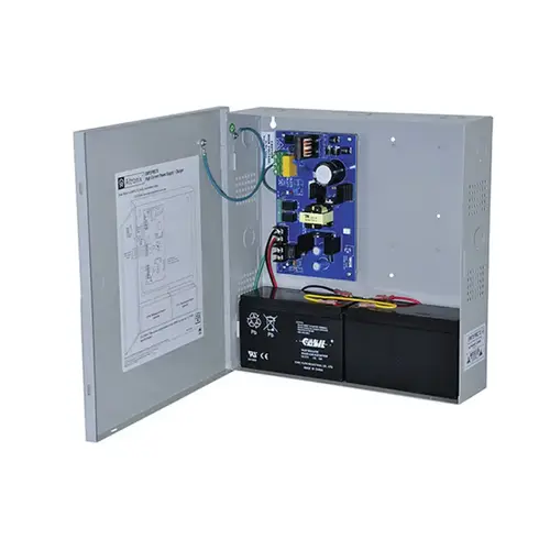 Power Supply Charger, Single Output, 12/24VDC @2.5A, 115/220VAC, BC3000 Enclosure