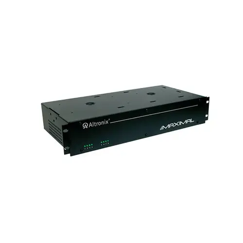 Rack Mount Access Power Controller, 115VAC 60Hz at 1.9A Input, 8 PTC Protected Outputs 12VDC at 4A or 24VDC at 3A