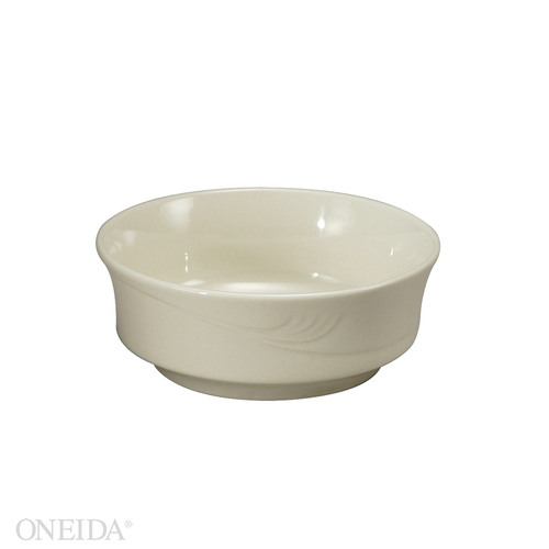 ONEIDA F1040000760 Espree Bowl 12 oz Cream White Twice Fired China