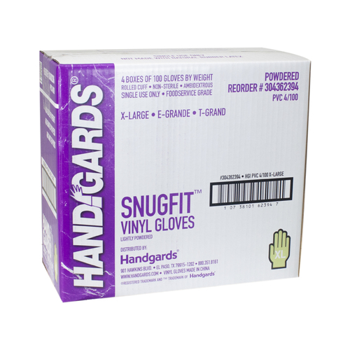 GLOVE VINYL POWDERED EXTRA LARGE