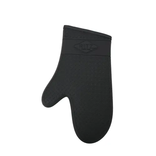 100% SILICONE OVEN MITT 15 INCH BLACK