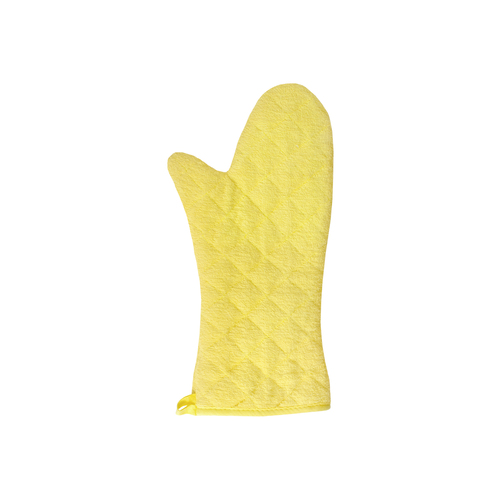 ELBOW LENGTH OVEN MITT YELLOW 16 INCH