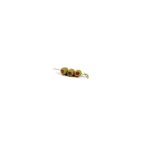 FRONT OF THE HOUSE- FOH AST001NAB83 BAMBOO PICK NATURAL KNOTTED 4.5IN