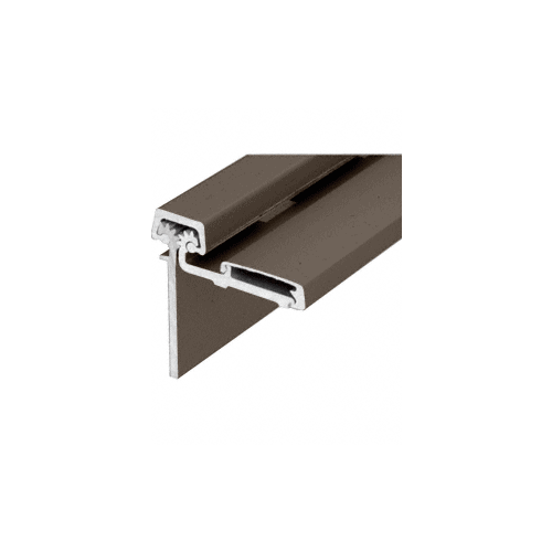 Dark Bronze Anodized 83" Roton 053HD Heavy-Duty Series Half Surface Continuous Hinge