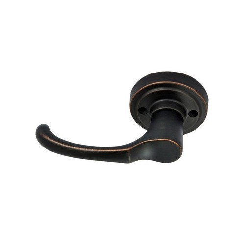 Diamond Heights Door Lever Handleset Trim Left Handed Oil Rubbed Bronze