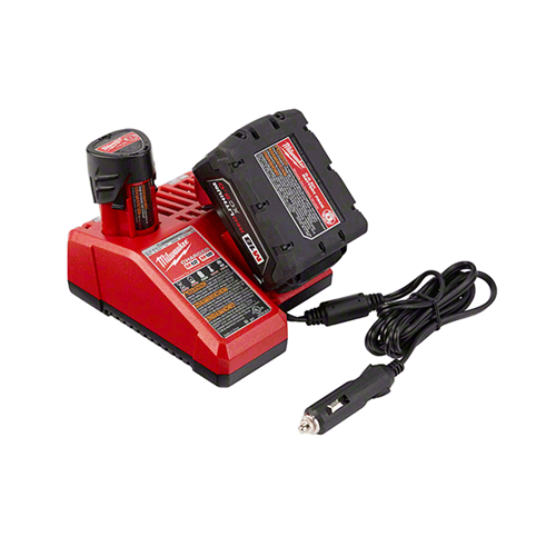 Milwaukee 48591810 Vehicle Charger, 18 V Output, Red
