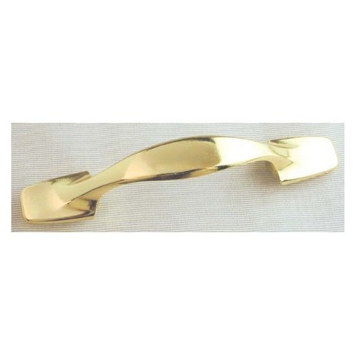 3 Inches Center to Center Traditions High Density Zinc Arch Pull Handle Polished Brass
