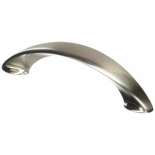3-3/4 Inches Trendset High Density Zinc Arch Pull Handle Brushed Nickel