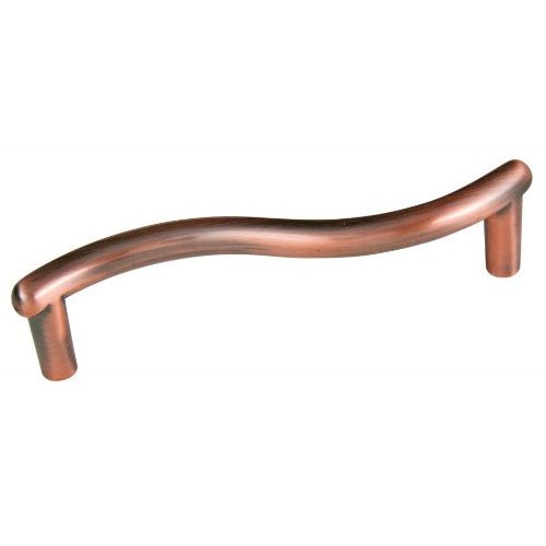 Ultra Hardware 59885 3.75 Inches Center to Center Designer's Edge Carded Drawer Pull Polished Antique Copper
