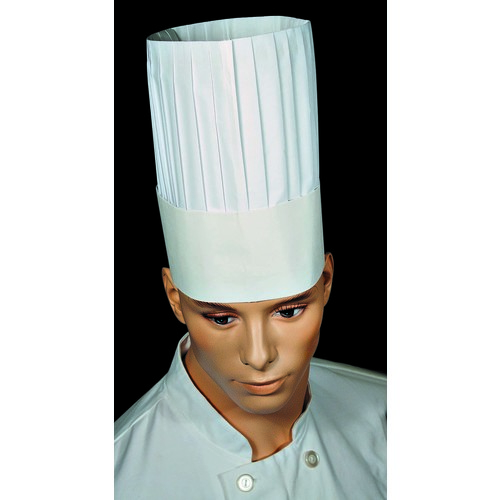 HAT CHEF 9 INCH LE COMPAC FLAT FORMED