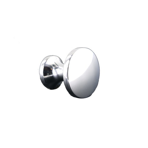 1-1/8 Inches Diameter Decorative Round Cabinet Knob Polished Chrome - pack of 20