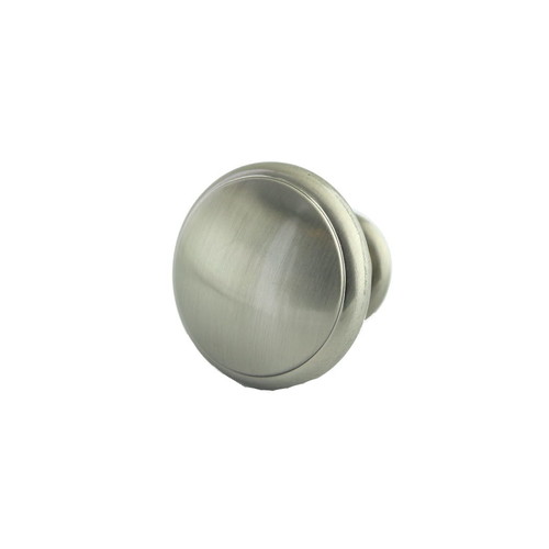 1-1/4 Inches Diameter Traditional Round Knob Satin Nickel - pack of 2