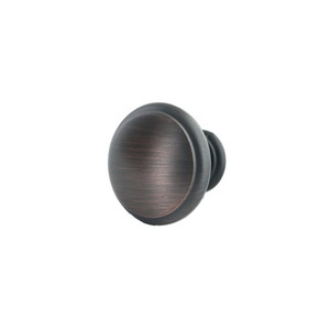KasaWare K550BORB-1-XCP20 1-1/4 Inches Diameter Traditional Round Knob Oil Rubbed Bronze - pack of 20