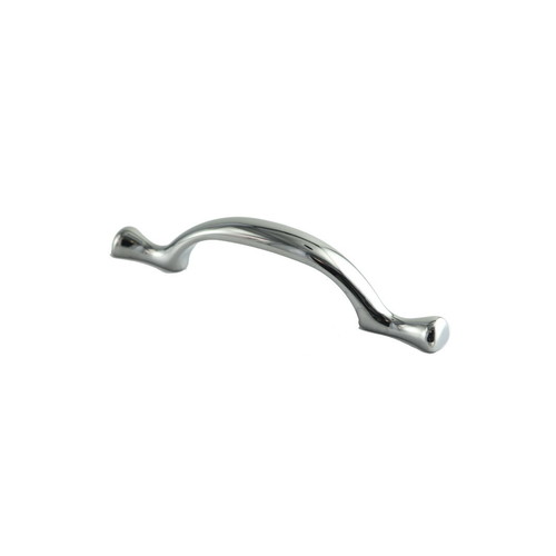 3 Inches Center to Center Long Foot Arch Drawer Pull Polished Chrome