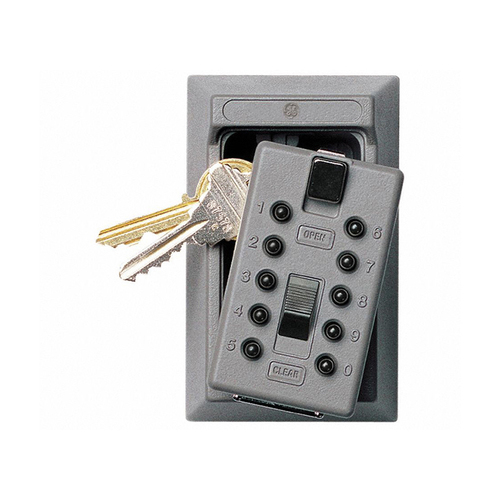 Supra 001015 Keysafe Permanent 5-Key, Pushbutton, Titanium