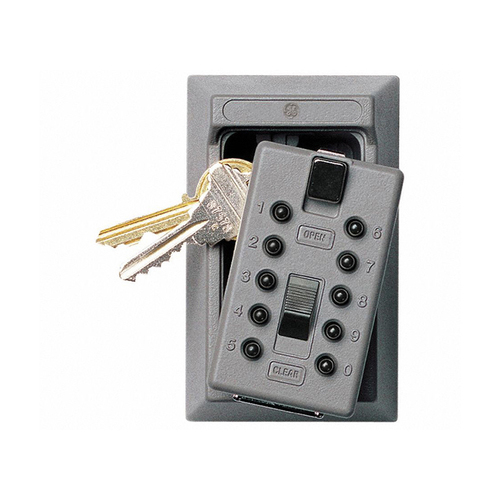 Keysafe Permanent 5-Key, Pushbutton, Titanium