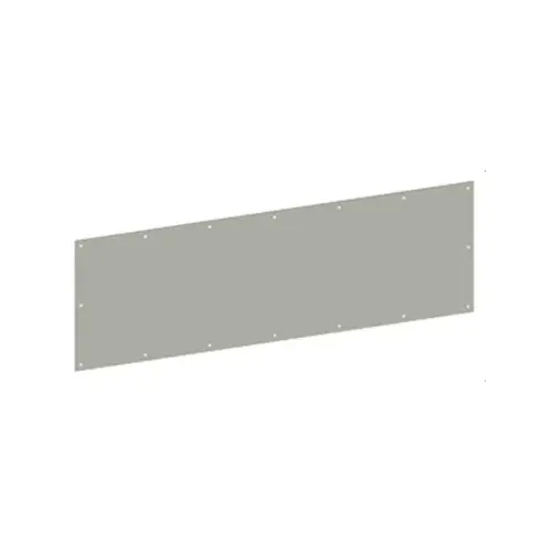 Kick Plate and Armor Plate, Guage: 0.05", 8" x 36", Bright Stainless Steel