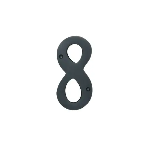 4 Inches Height Solid Brass House Number Number 8 Oil Rubbed Bronze - pack of 2