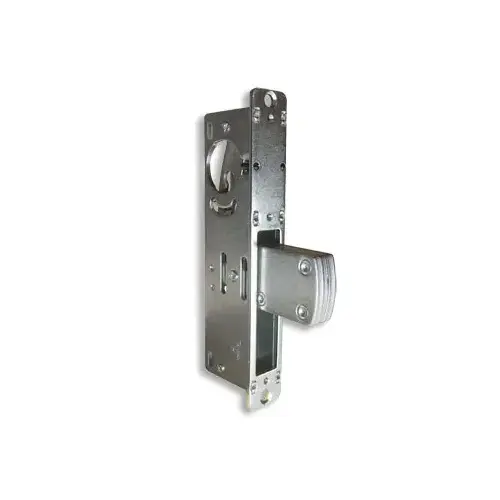 International Storefront Door Long Throw Bolt Deadlock-31/32" Back Set Anodized Dull Aluminum