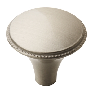 1-1/4" (32 mm) Diameter Atherly Cabinet Knob Satin Nickel Finish