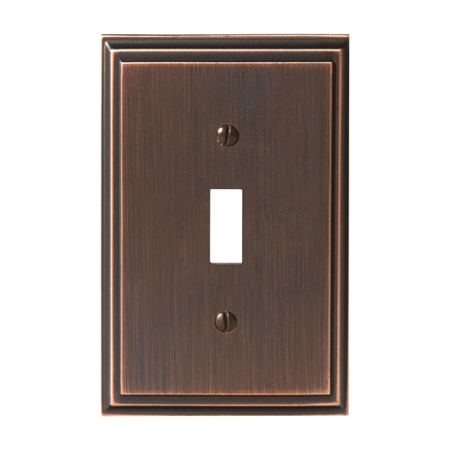 Amerock BP36514ORB Mulholland Single Toggle Wall Plate Oil Rubbed Bronze Finish