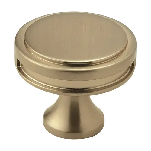 1-3/8" (35 mm) Oberon Cabinet Knob Golden Champagne Finish