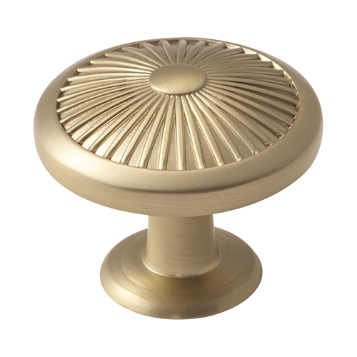 1-3/8" (35 mm) Diameter Crawford Cabinet Knob Golden Champagne Finish