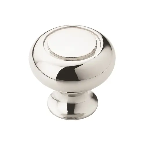 1-1/4" (32 mm) Diameter Allison Value Cabinet Knob Bright Chrome Finish