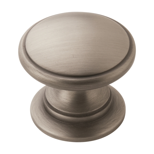 1-1/4" (32 mm) Diameter Allison Value Cabinet Knob Antique Silver Finish