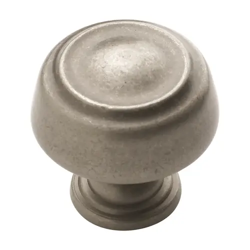 1-1/4" (32 mm) Diameter Kane Cabinet Knob Weathered Nickel Finish