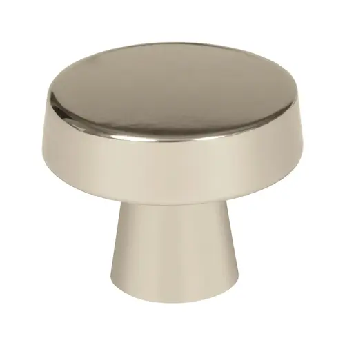 1-3/4" (44 mm) Diameter Blackrock Cabinet Knob Bright Nickel Finish