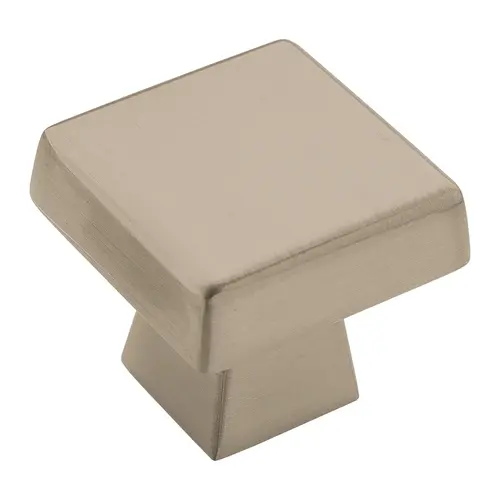 1-1/2" (38 mm) Blackrock Oversized Square Cabinet Knob Satin Nickel Finish