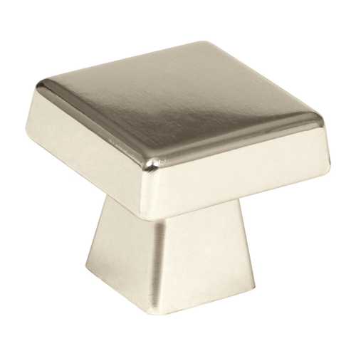 1-1/2" (38 mm) Blackrock Oversized Square Cabinet Knob Bright Nickel Finish