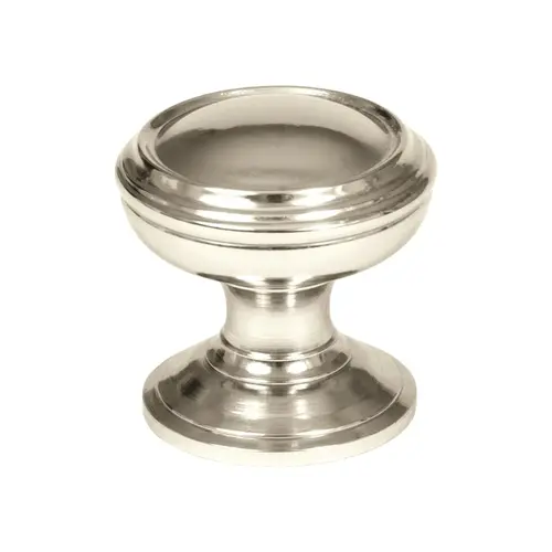 1-1/4" (32 mm) Diameter Revitalize Cabinet Knob Bright Nickel Finish